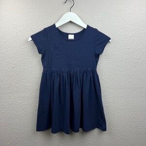 Hanna Andersson A-Line Playdress in Navy Blue Sz 120CM 6-7